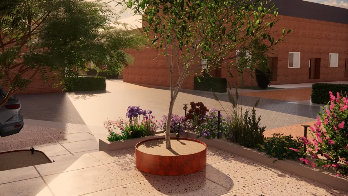 3D-ontwerp dat wij maakten voor een tuin in Capelle aan den IJssel, beeld 2