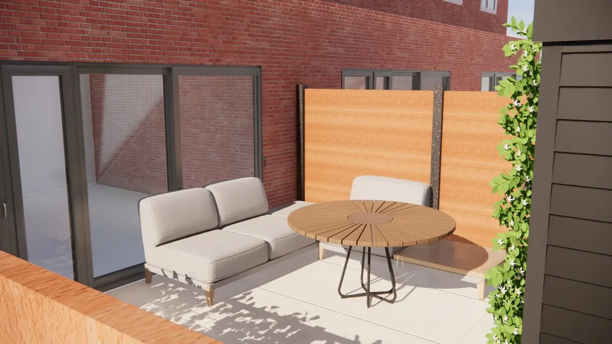 3D-ontwerp voor een tuin in Pijnacker