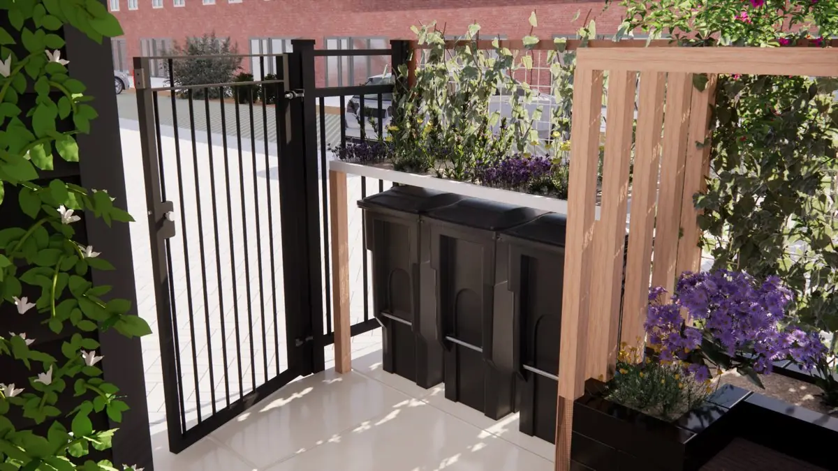 3D-ontwerp dat wij maakten voor een tuin in Pijnacker, beeld 2
