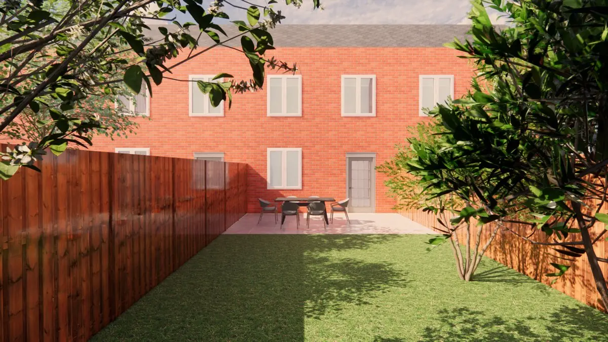 3D-ontwerp voor een tuin in Schiedam