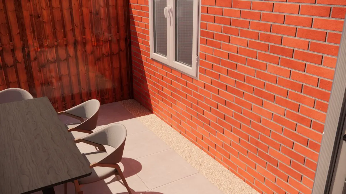 3D-ontwerp dat wij maakten voor een tuin in Schiedam, beeld 1