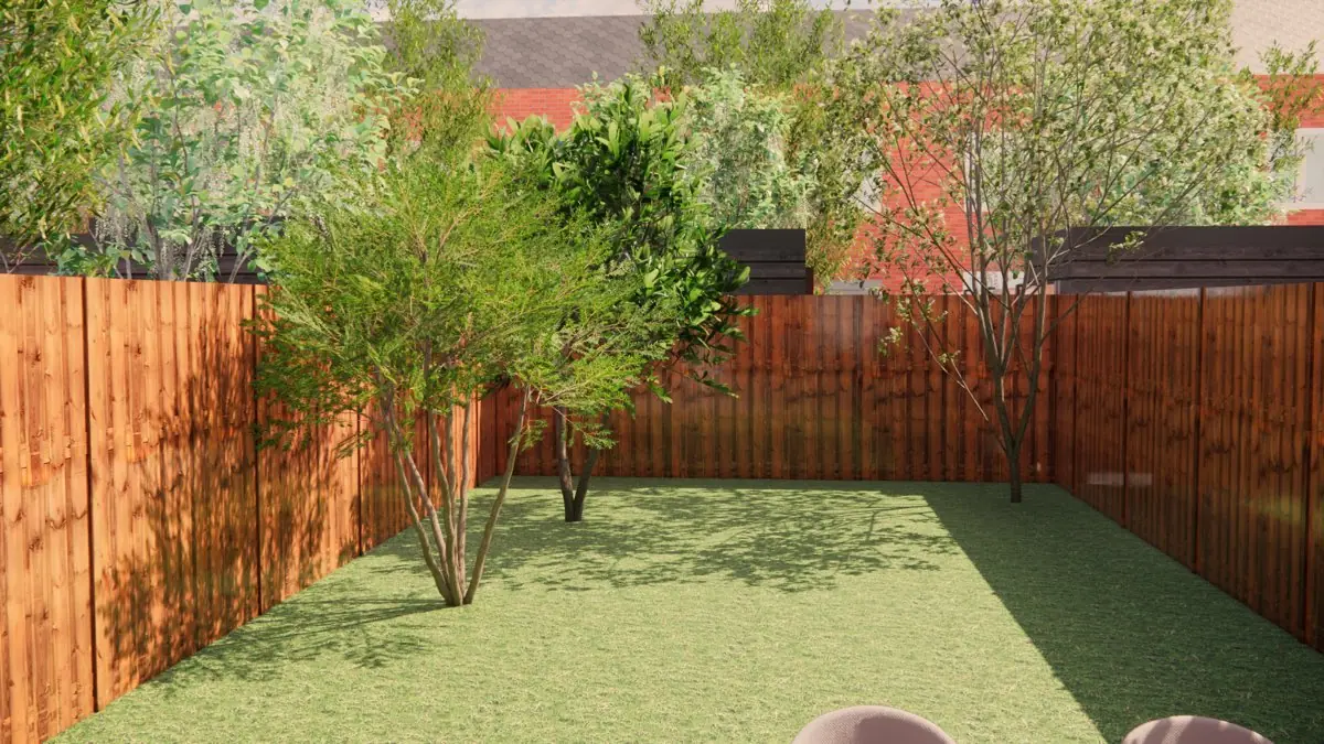 3D-ontwerp dat wij maakten voor een tuin in Schiedam, beeld 2