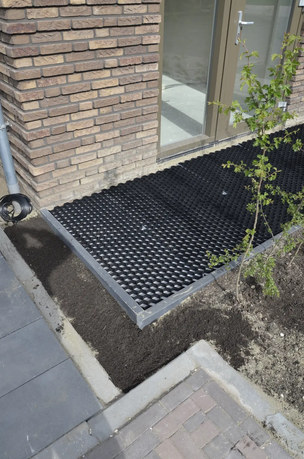 Grindstabilisatie tijdens de aanleg